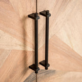 Lakeside Black/Natural Cabinet by Furniture of America at Eve Furniture