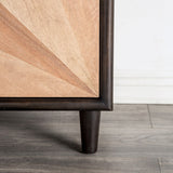 Lakeside Black/Natural Cabinet by Furniture of America at Eve Furniture