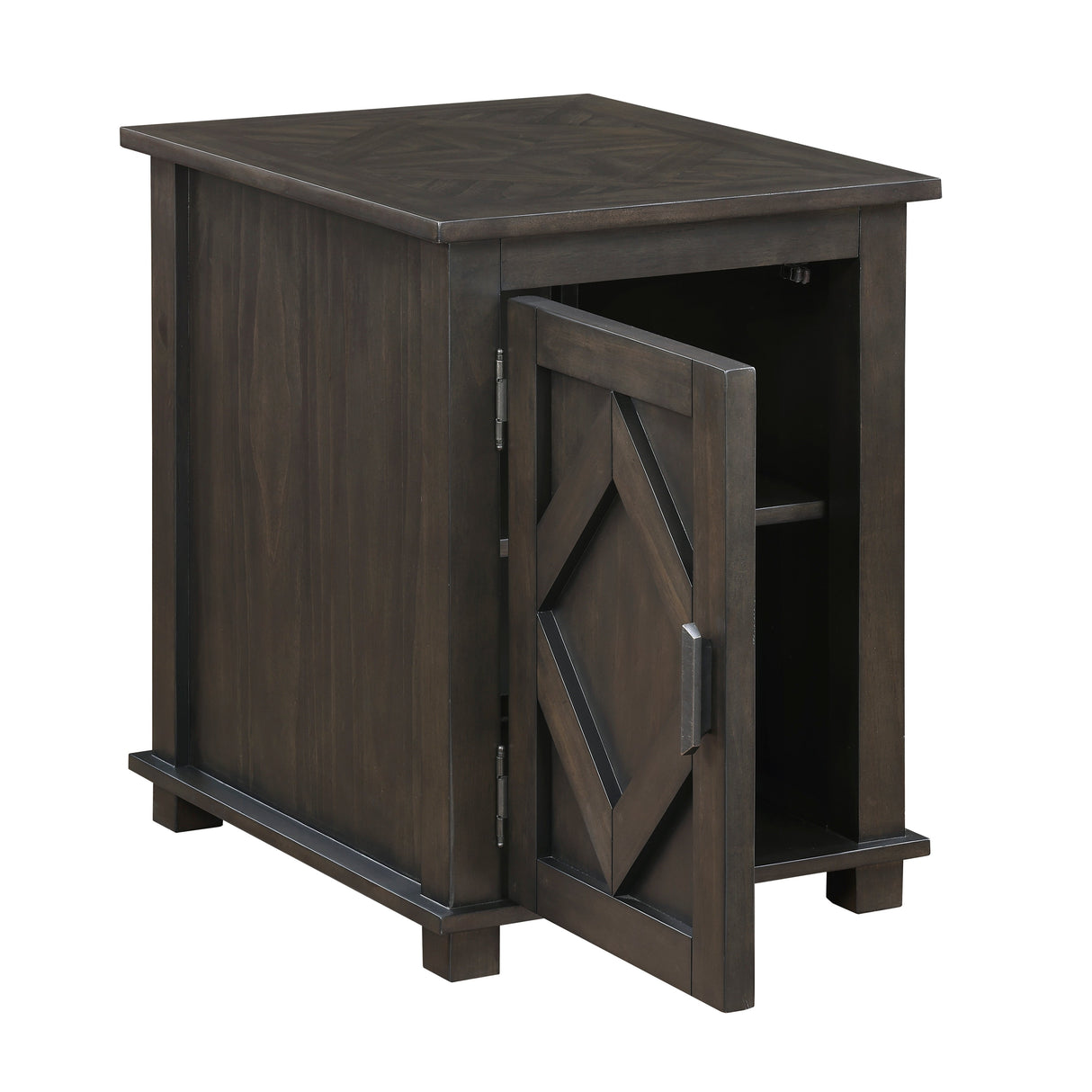 Lakeside Brown Chairside End Table
