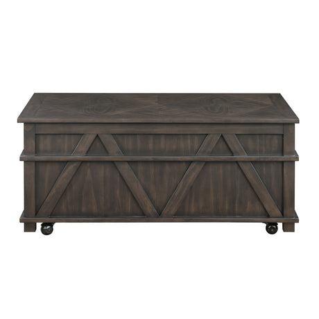 Lakeside Brown Cocktail Table by Homelegance at Eve Furniture