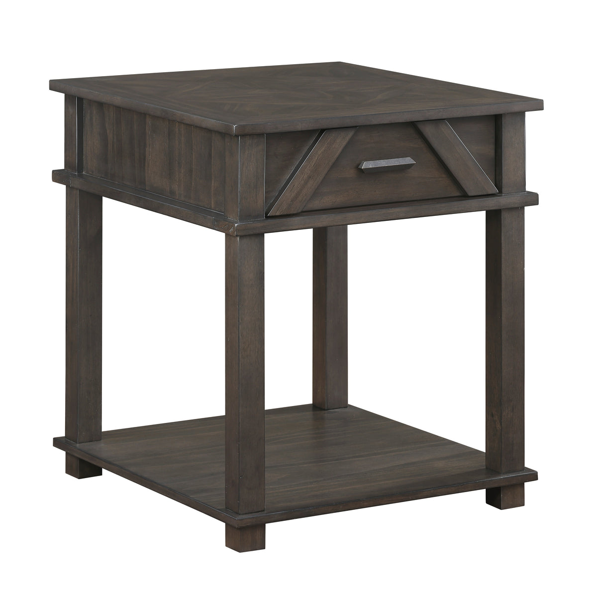 Lakeside Brown End Table