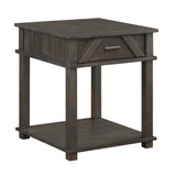 Lakeside Brown End Table
