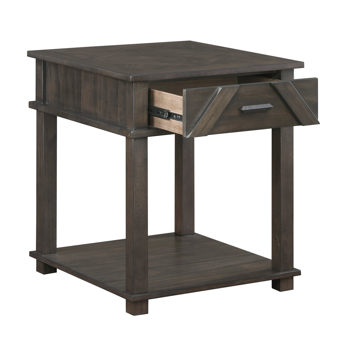 Lakeside Brown End Table