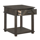 Lakeside Brown End Table