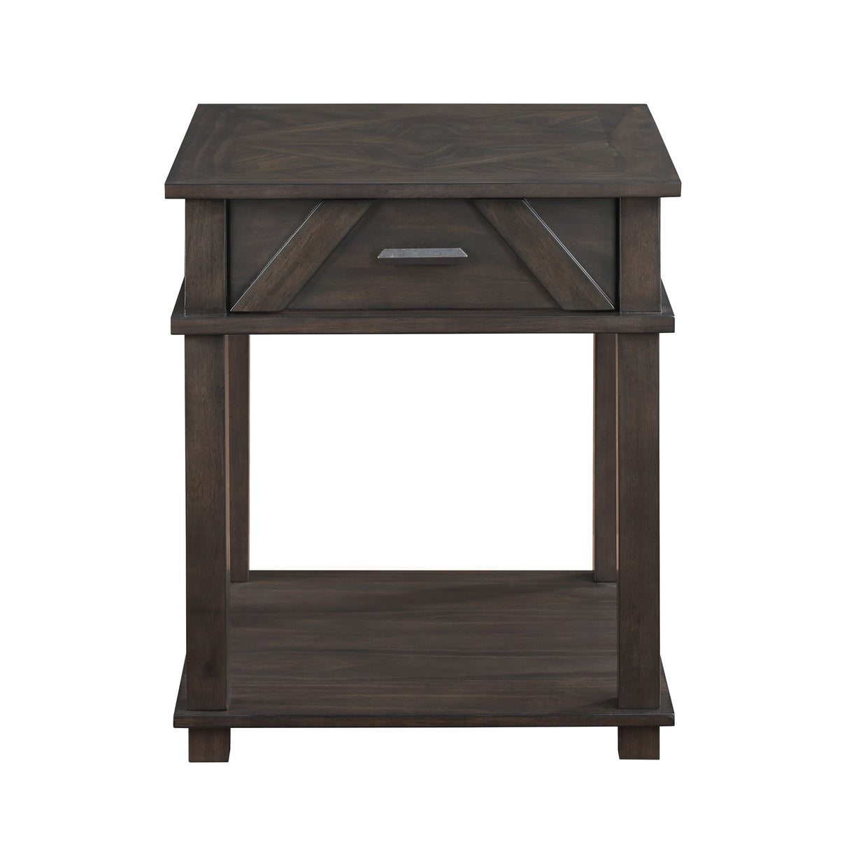 Lakeside Brown End Table