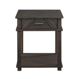 Lakeside Brown End Table