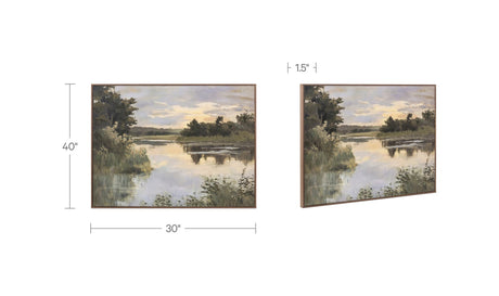 Lakeside Framed Painting by Moe's Home at Eve Furniture