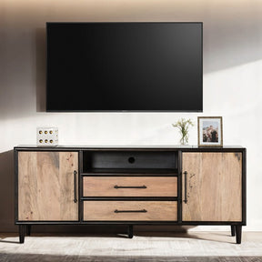 Lakeside Light White Wash 72" TV Stand by Furniture of America at Eve Furniture
