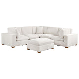 Lakeview 5-piece Upholstered Modular Sectional Sofa Ivory