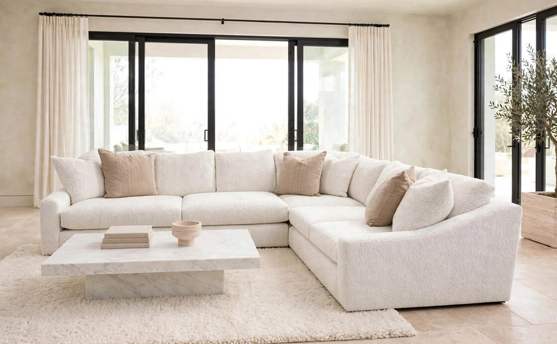 Lakeview Birch Sand Sectional by Happy Homes at Eve Furniture