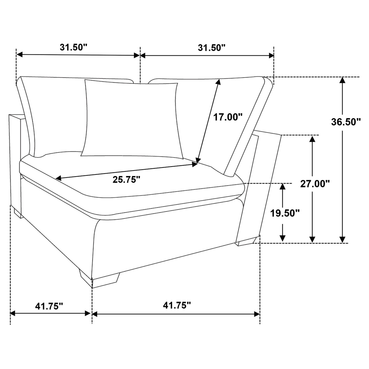 Lakeview Ivory 5-Piece Upholstered Modular Sectional Sofa by Coaster at Eve Furniture