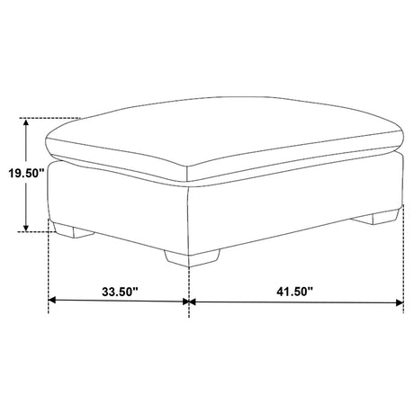 Lakeview Ivory 5-Piece Upholstered Modular Sectional Sofa by Coaster at Eve Furniture