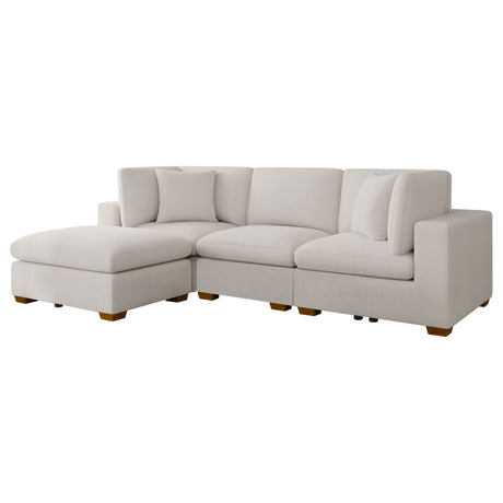 Lakeview Ivory 5-Piece Upholstered Modular Sectional Sofa by Coaster at Eve Furniture