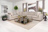 Lakeview Ivory 5-piece Upholstered Modular Sectional Sofa by Coaster at Eve Furniture