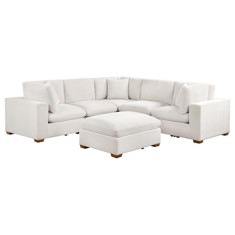 Lakeview Ivory 6-piece Upholstered Modular Sectional Sofa by Coaster at Eve Furniture