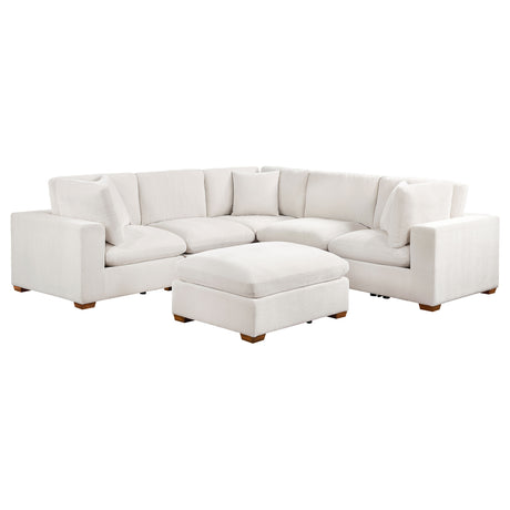 Lakeview Ivory 6-Piece Upholstered Modular Sectional Sofa by Coaster at Eve Furniture
