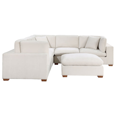 Lakeview Ivory 6-Piece Upholstered Modular Sectional Sofa by Coaster at Eve Furniture
