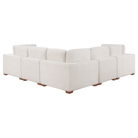 Lakeview Ivory 6-Piece Upholstered Modular Sectional Sofa by Coaster at Eve Furniture