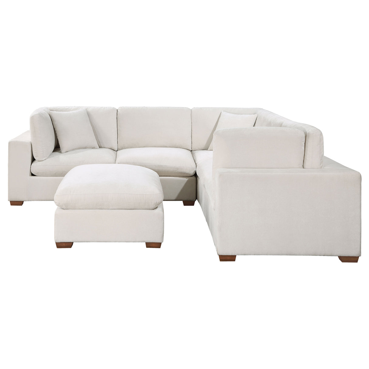 Lakeview Ivory 6-Piece Upholstered Modular Sectional Sofa by Coaster at Eve Furniture