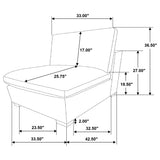 Lakeview Ivory 6-Piece Upholstered Modular Sectional Sofa by Coaster at Eve Furniture