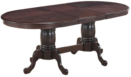 Lakewood Dark Brown Dining Room Set by Cosmos Furniture at Eve Furniture