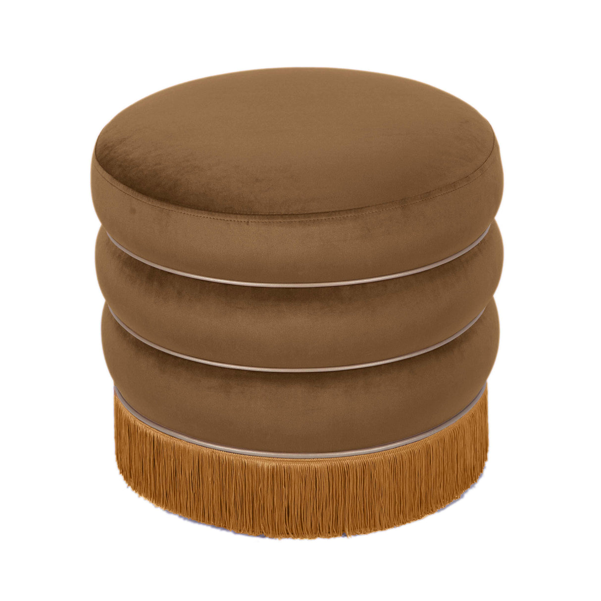 Lakka Velvet Ottoman by TOV Furniture at Eve Furniture