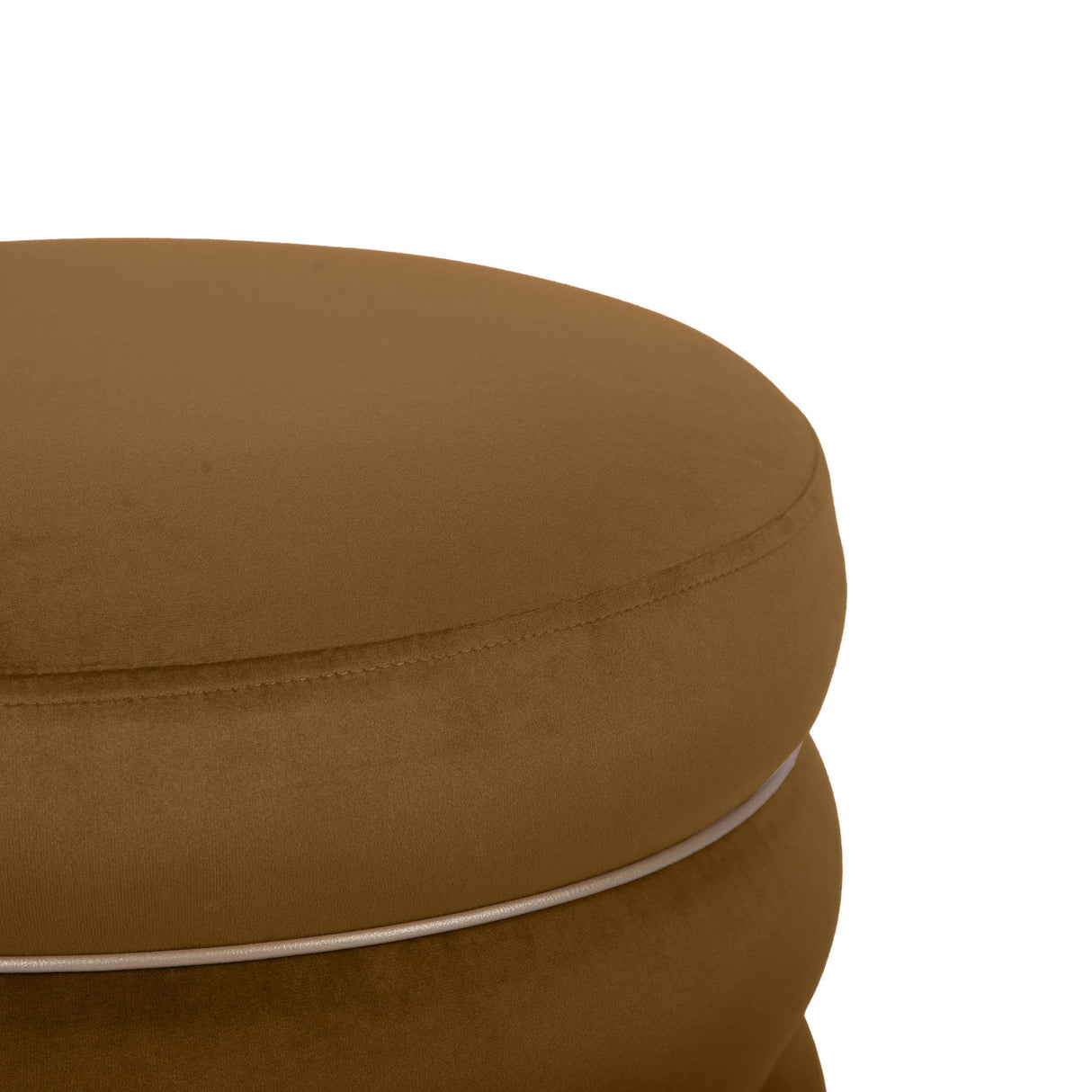 Lakka Velvet Ottoman by TOV Furniture at Eve Furniture