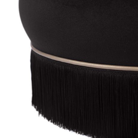 Lakka Velvet Ottoman by TOV Furniture at Eve Furniture
