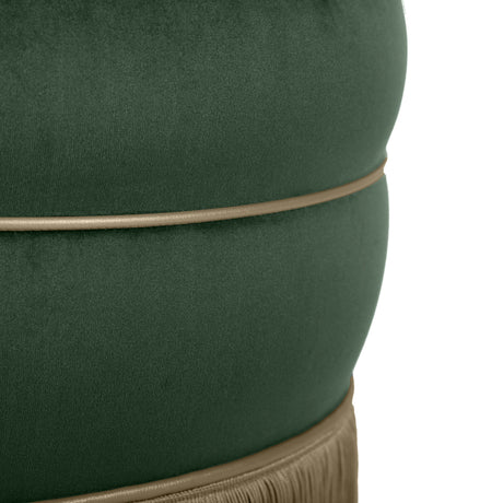 Lakka Velvet Ottoman by TOV Furniture at Eve Furniture