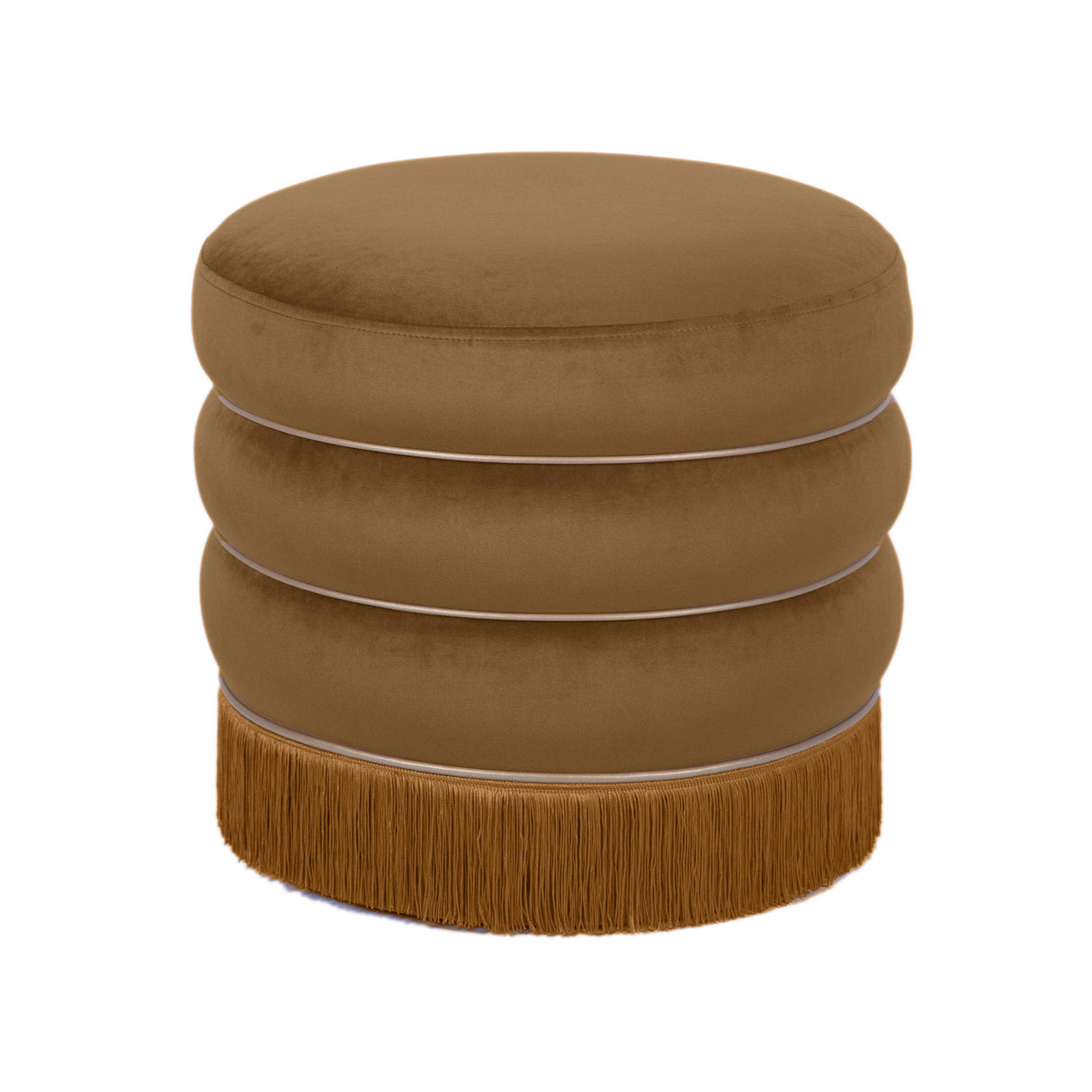 Lakka Velvet Ottoman by TOV Furniture at Eve Furniture
