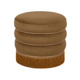 Lakka Velvet Ottoman by TOV Furniture at Eve Furniture