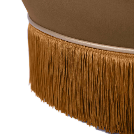 Lakka Velvet Ottoman by TOV Furniture at Eve Furniture