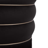 Lakka Velvet Ottoman by TOV Furniture at Eve Furniture