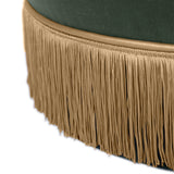 Lakka Velvet Ottoman by TOV Furniture at Eve Furniture