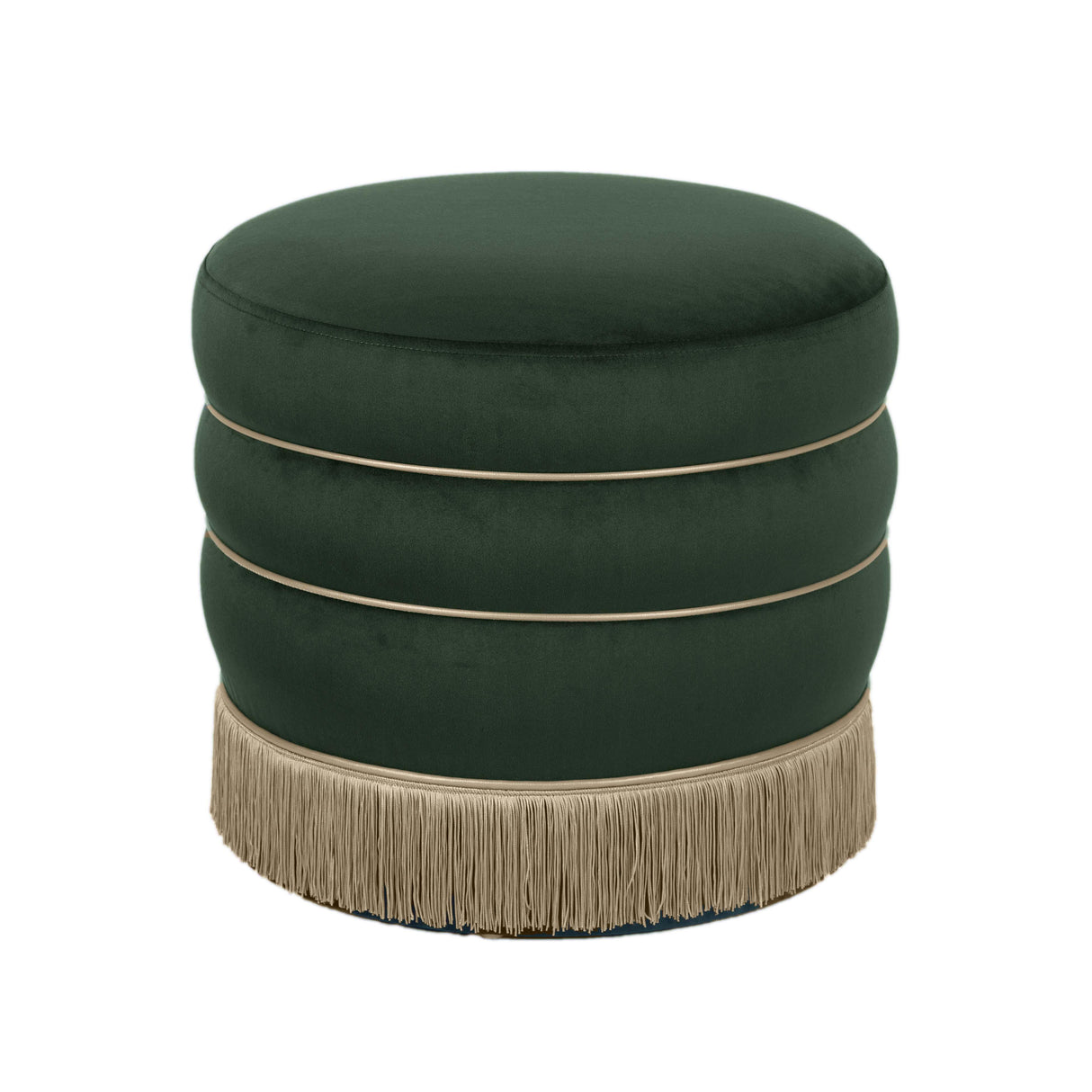 Lakka Velvet Ottoman by TOV Furniture at Eve Furniture