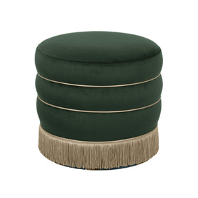 Lakka Velvet Ottoman by TOV Furniture at Eve Furniture