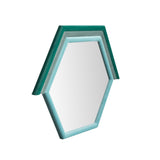 Lally Velvet Prism Wall Mirror by TOV Furniture at Eve Furniture