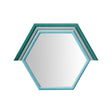 Lally Velvet Prism Wall Mirror by TOV Furniture at Eve Furniture