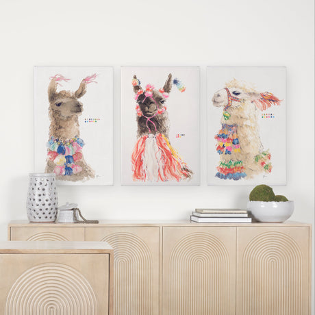 Lama I by Mercana Studio a Hand Embellished Textured Canvas by Mercana at Eve Furniture