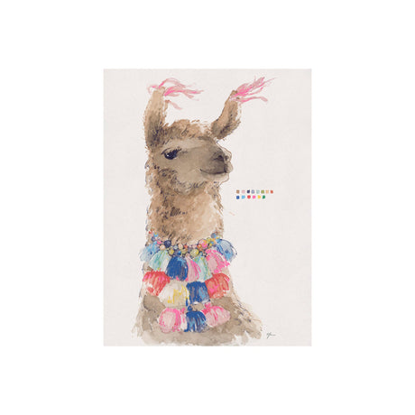 Lama I by Mercana Studio a Hand Embellished Textured Canvas by Mercana at Eve Furniture