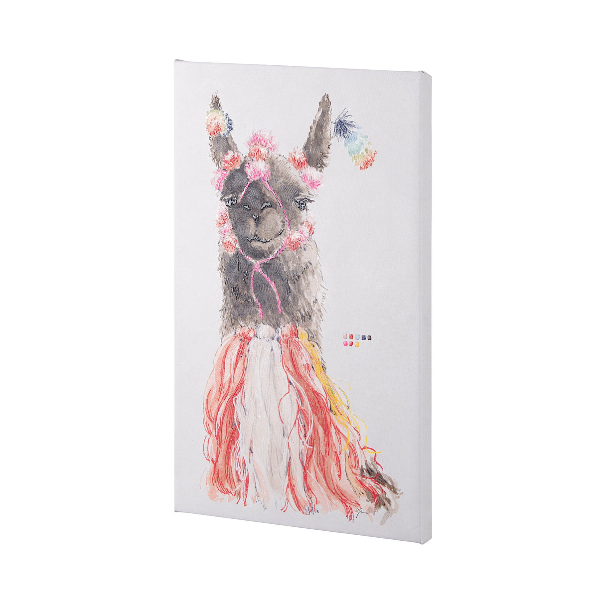 Lama II by Mercana Studio a Hand Embellished Textured Canvas by Mercana at Eve Furniture