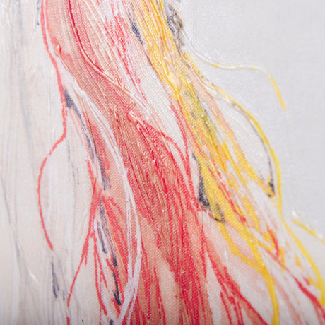Lama II by Mercana Studio a Hand Embellished Textured Canvas by Mercana at Eve Furniture