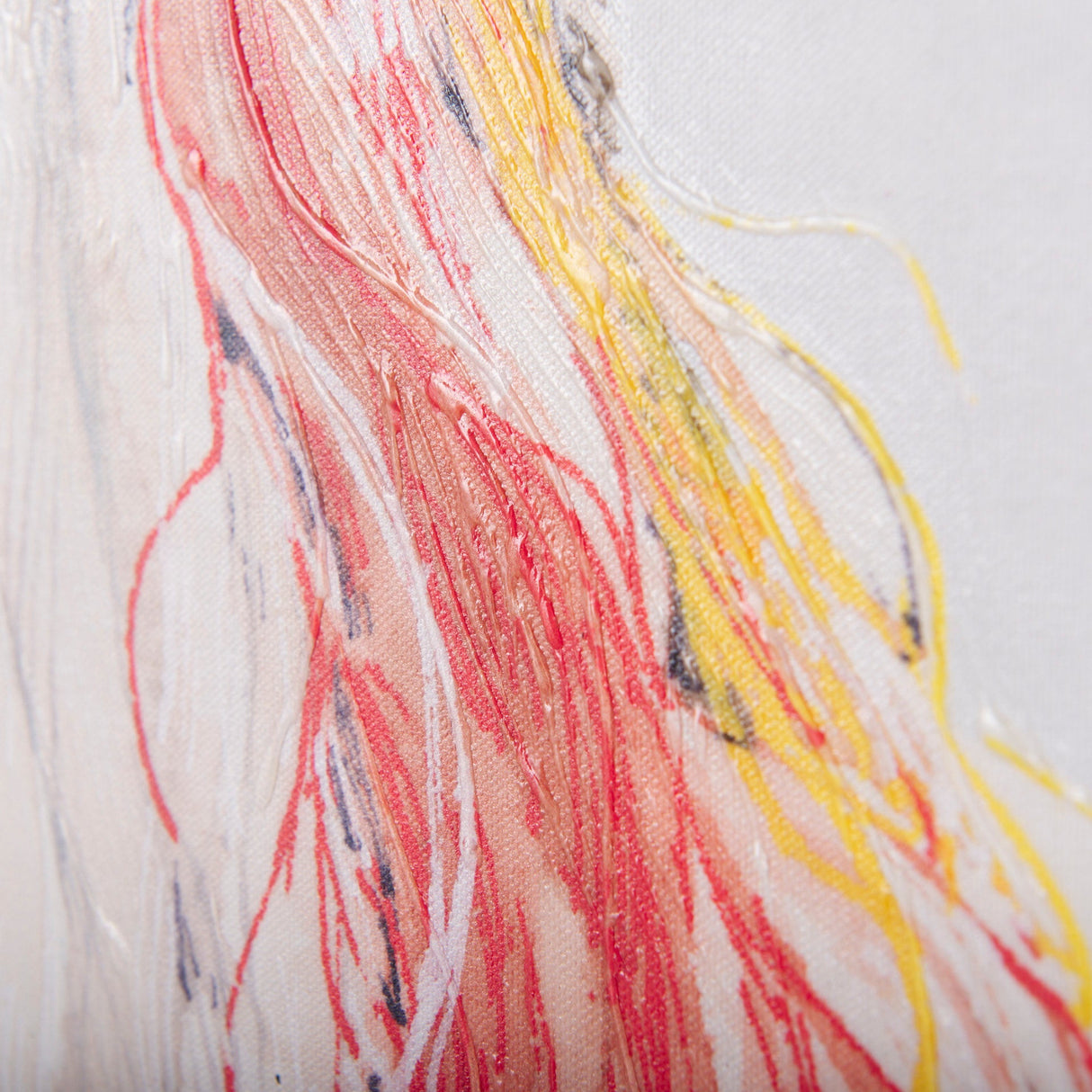 Lama II by Mercana Studio a Hand Embellished Textured Canvas by Mercana at Eve Furniture