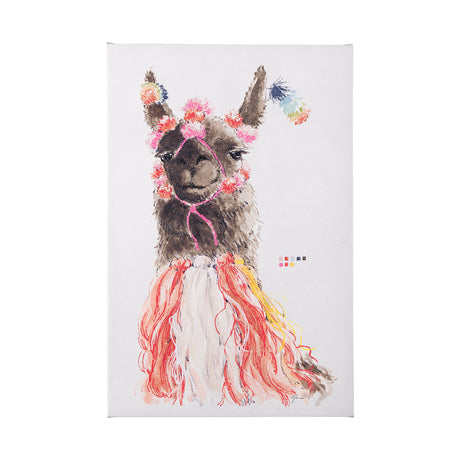 Lama II by Mercana Studio a Hand Embellished Textured Canvas by Mercana at Eve Furniture
