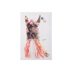 Lama II by Mercana Studio a Hand Embellished Textured Canvas by Mercana at Eve Furniture