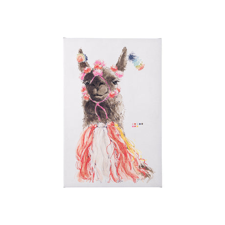 Lama II by Mercana Studio a Hand Embellished Textured Canvas by Mercana at Eve Furniture