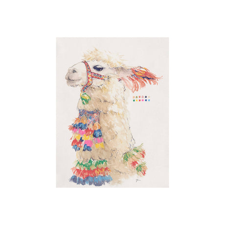 Lama III by Mercana Studio a Hand Embellished Textured Canvas by Mercana at Eve Furniture