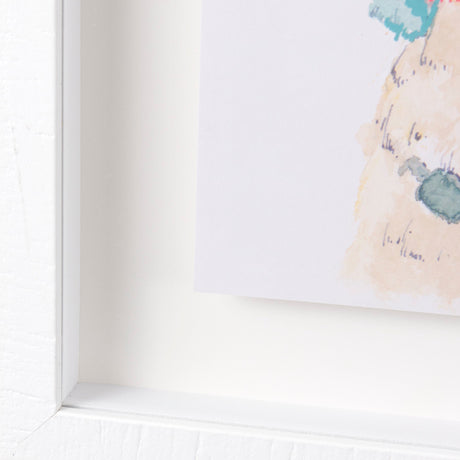Lama Party IV by Panpan a Framed Art Print Matted under Glass by Mercana at Eve Furniture