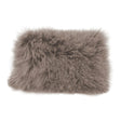 Lamb Fur Pillow - Rect. Grey by Moe's Home at Eve Furniture