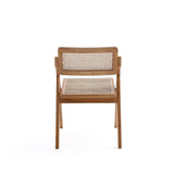 Lambinet Folding Dining Chair in Nature Cane (set of 2) by Manhattan Comfort at Eve Furniture